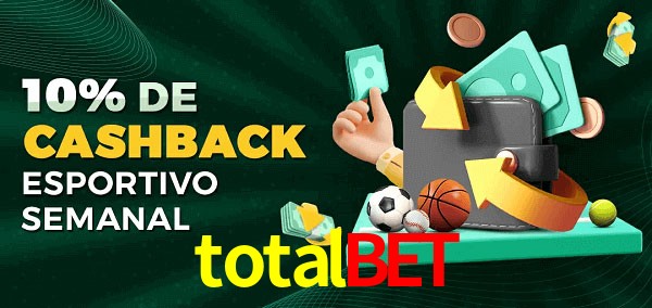 10% de bônus de cashback na totalbet